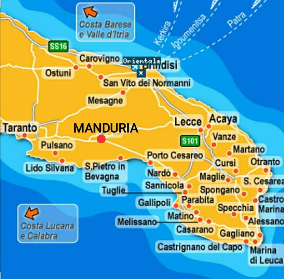 Manduria Rosanera&Linus Villa Exterior foto